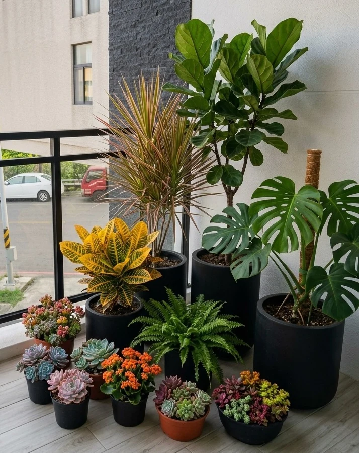 住宅 | 現代風立體攀爬龜背芋轉角綠化
