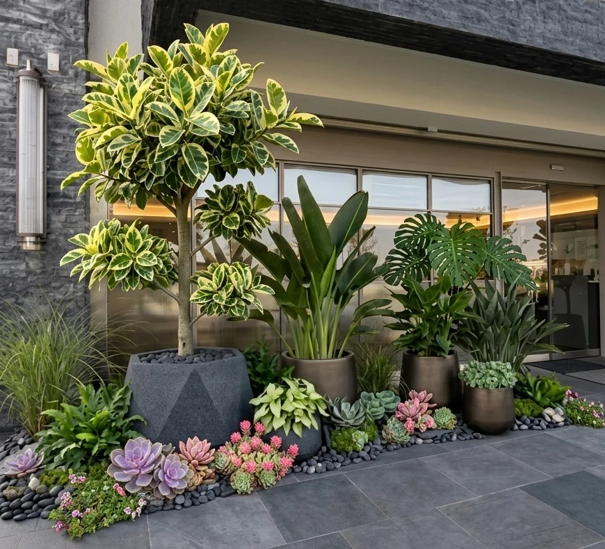 門面與店面植栽造景